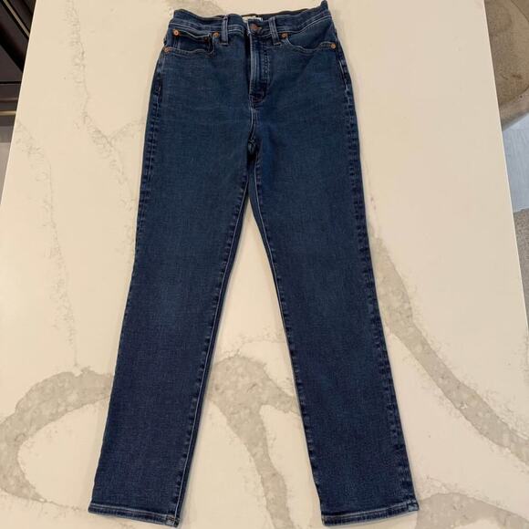 Madewell Denim - Madewell The Perfect Vintage Jean Womens 27 Dark Blue Wash Mom Denim Jean Casual